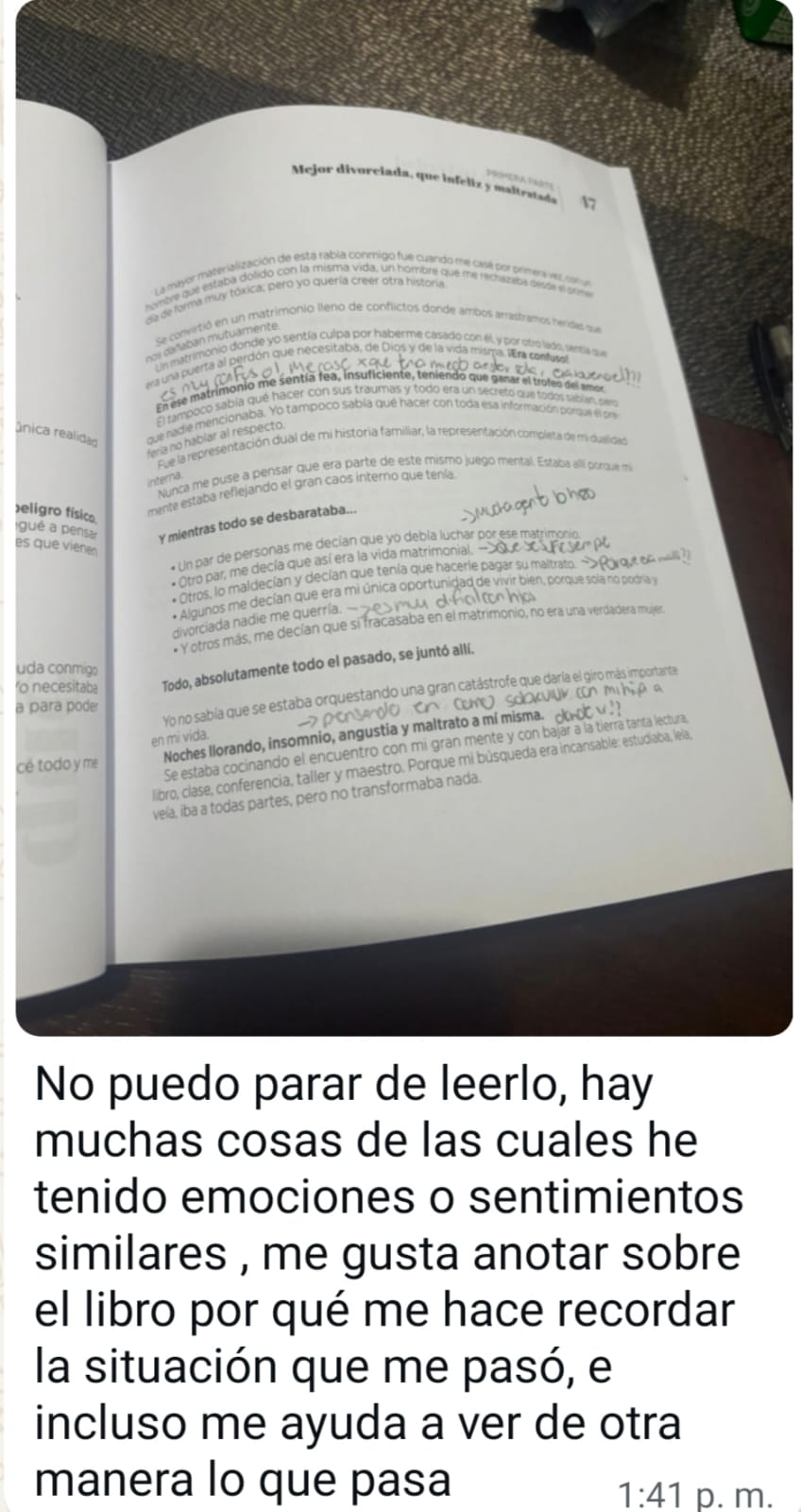 Testimonio chat 2